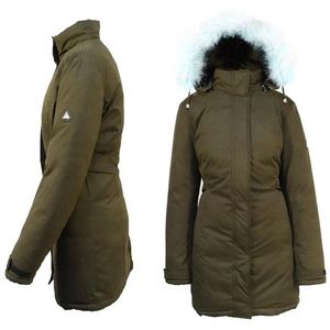 Spire by Galaxy Jackets & Coats - NWT Olive Heavy-Weight Parka W/ Faux Fur Hood Spire by Galaxy Jackets & Coats - NWT Olive Heavy-Weight Parka W/ Faux Fur Hood